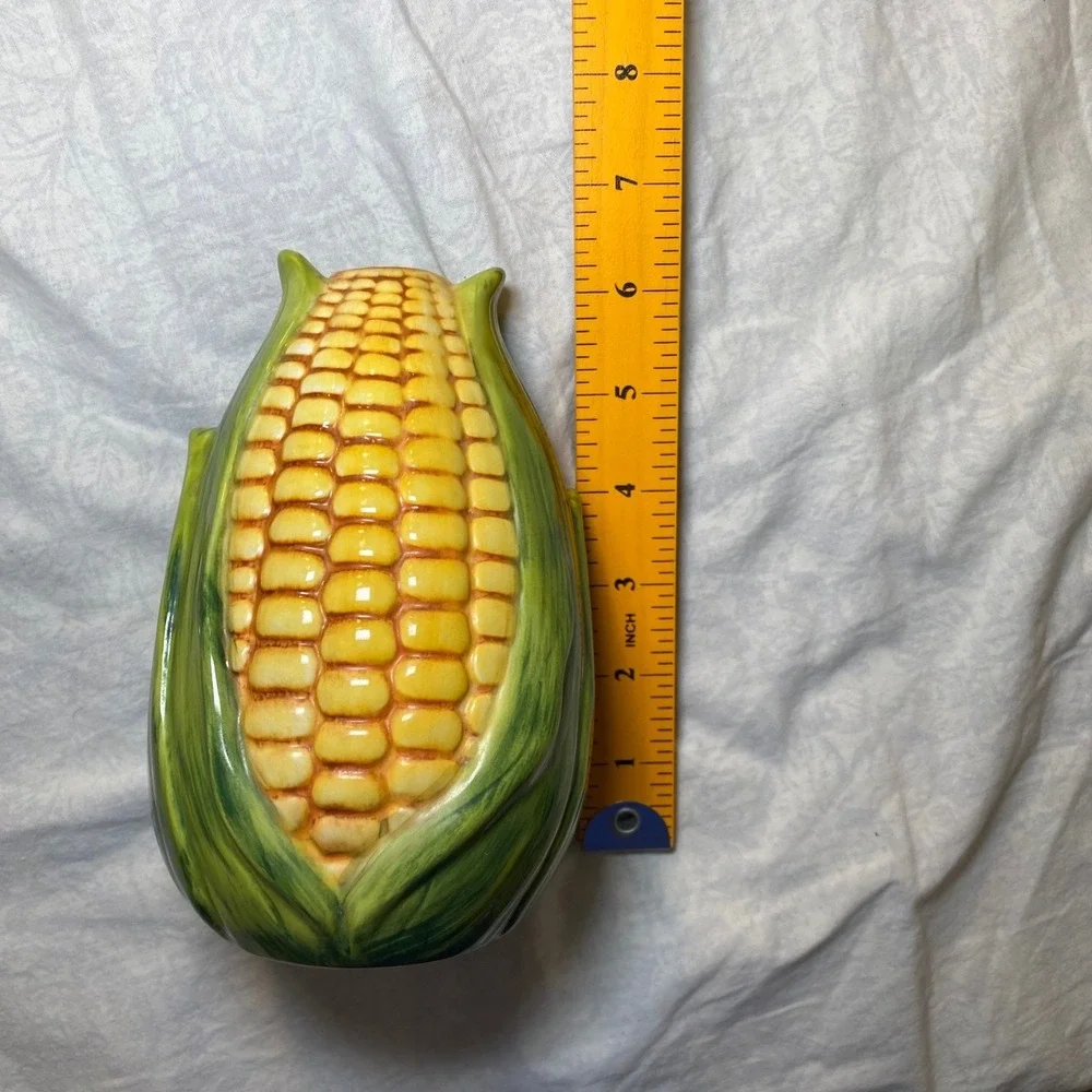 Style-Eyes by Baum Bros Corn‎ Cob Vase Planter Ceramic Farmhouse Decor 6